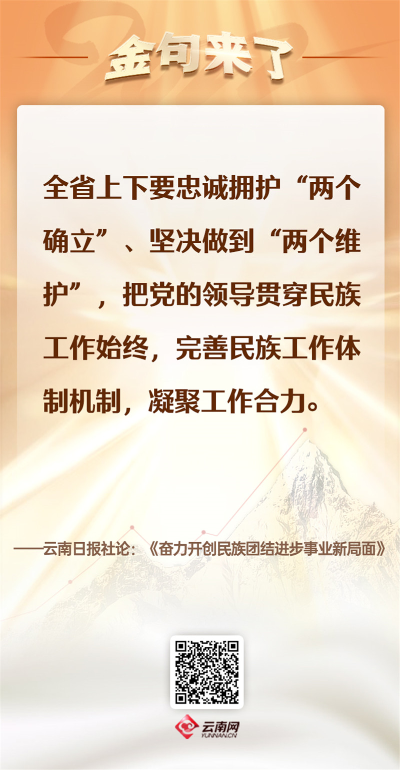 坚定不移走中国特色解决民族问题的正确道路，不断推进中华民族共同体建设