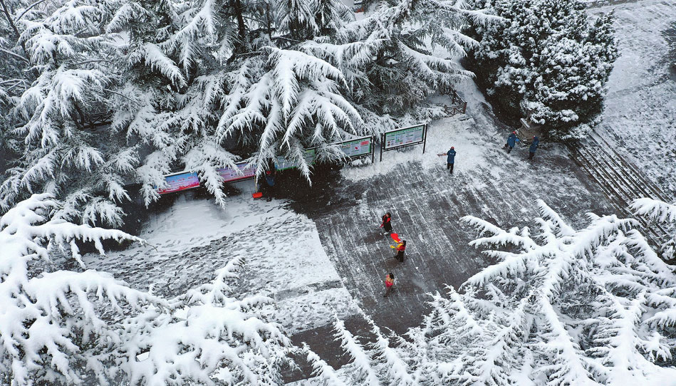 山西多地降雪实拍，景区银装素裹，美不胜收