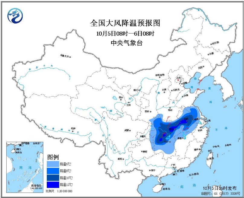 未来十天西南地区东部多阴雨天气，强冷空气将影响我国中东部地区